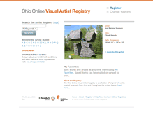 Tablet Screenshot of ohioonlinearts.org